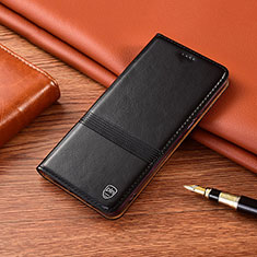 Leather Case Stands Flip Cover Holder H05P for Vivo X70 Pro+ Plus 5G Black
