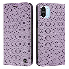 Leather Case Stands Flip Cover Holder H05X for Xiaomi Redmi A1 Purple