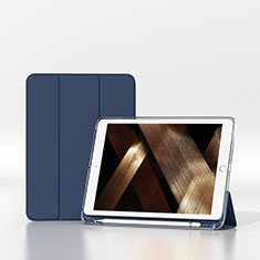 Leather Case Stands Flip Cover Holder H06 for Apple iPad 10.2 (2019) Blue