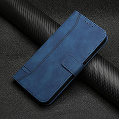 Leather Case Stands Flip Cover Holder H06X for Google Pixel 7 Pro 5G Blue