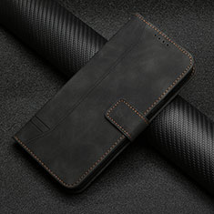 Leather Case Stands Flip Cover Holder H06X for Huawei Honor 50 5G Black