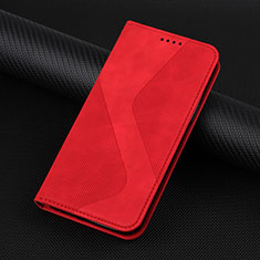 Leather Case Stands Flip Cover Holder H07X for Google Pixel 6 Pro 5G Red