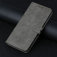 Leather Case Stands Flip Cover Holder H08X for Google Pixel 6a 5G Gray