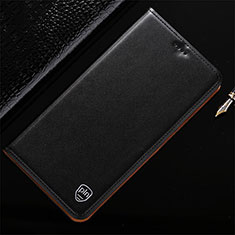 Leather Case Stands Flip Cover Holder H21P for Asus ROG Phone 5 Ultimate Black