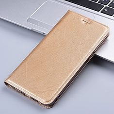 Leather Case Stands Flip Cover Holder H22P for Apple iPhone 6 Plus Gold