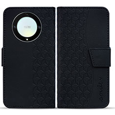 Leather Case Stands Flip Cover Holder HF1 for Huawei Mate 60 Black