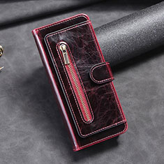 Leather Case Stands Flip Cover Holder JD1 for Samsung Galaxy Z Fold3 5G Red