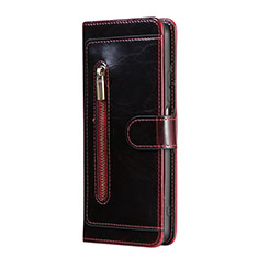 Leather Case Stands Flip Cover Holder JDK for Samsung Galaxy F54 5G Red