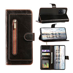 Leather Case Stands Flip Cover Holder JDK for Samsung Galaxy S20 FE 4G Brown