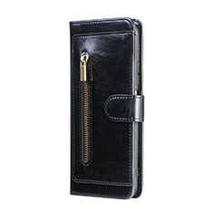 Leather Case Stands Flip Cover Holder JDK for Xiaomi Redmi Note 10 5G Black