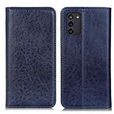 Leather Case Stands Flip Cover Holder K01Z for Nokia G100 Blue