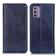 Leather Case Stands Flip Cover Holder K01Z for Nokia G310 5G Blue