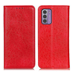 Leather Case Stands Flip Cover Holder K01Z for Nokia G310 5G Red