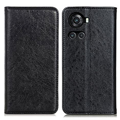 Leather Case Stands Flip Cover Holder K01Z for OnePlus Ace 5G Black