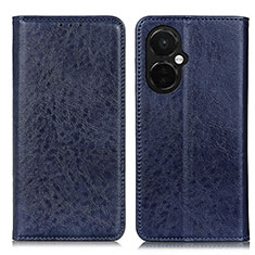 Leather Case Stands Flip Cover Holder K01Z for OnePlus Nord CE 3 Lite 5G Blue