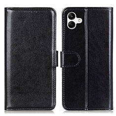 Leather Case Stands Flip Cover Holder K01Z for Samsung Galaxy A04E Black