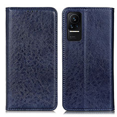 Leather Case Stands Flip Cover Holder K01Z for Xiaomi Civi 1S 5G Blue