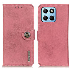 Leather Case Stands Flip Cover Holder K02Z for Huawei Honor 70 Lite 5G Pink