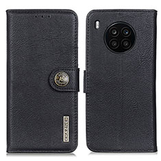 Leather Case Stands Flip Cover Holder K02Z for Huawei Nova 8i Black
