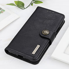 Leather Case Stands Flip Cover Holder K02Z for Samsung Galaxy M23 5G Black