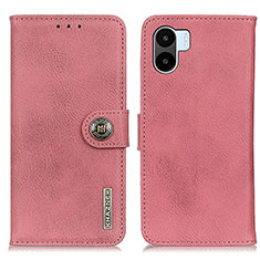 Leather Case Stands Flip Cover Holder K02Z for Xiaomi Poco C50 Pink