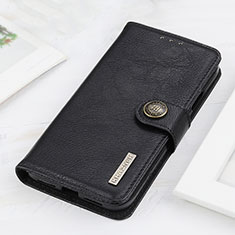 Leather Case Stands Flip Cover Holder K02Z for Xiaomi Poco M5S Black
