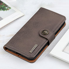 Leather Case Stands Flip Cover Holder K02Z for Xiaomi Poco M5S Gray