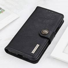 Leather Case Stands Flip Cover Holder K02Z for Xiaomi Redmi 9 Power Black