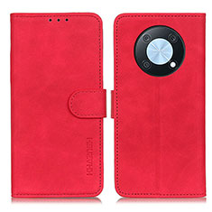 Leather Case Stands Flip Cover Holder K03Z for Huawei Enjoy 50 Pro Red