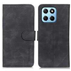 Leather Case Stands Flip Cover Holder K03Z for Huawei Honor 70 Lite 5G Black