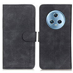 Leather Case Stands Flip Cover Holder K03Z for Huawei Honor Magic5 5G Black