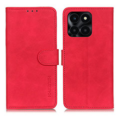 Leather Case Stands Flip Cover Holder K03Z for Huawei Honor X6a Red