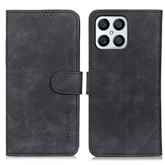 Leather Case Stands Flip Cover Holder K03Z for Huawei Honor X8 4G Black