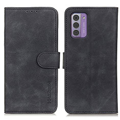 Leather Case Stands Flip Cover Holder K03Z for Nokia G42 5G Black