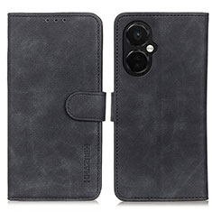 Leather Case Stands Flip Cover Holder K03Z for Oppo K11x 5G Black