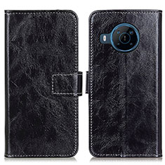 Leather Case Stands Flip Cover Holder K04Z for Nokia X100 5G Black