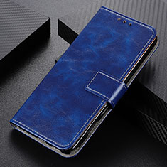 Leather Case Stands Flip Cover Holder K04Z for OnePlus 9 5G Blue