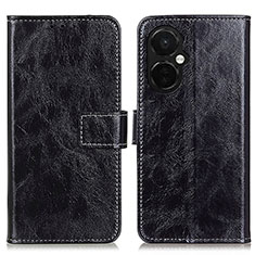 Leather Case Stands Flip Cover Holder K04Z for Oppo K11x 5G Black