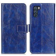 Leather Case Stands Flip Cover Holder K04Z for Oppo K9 Pro 5G Blue