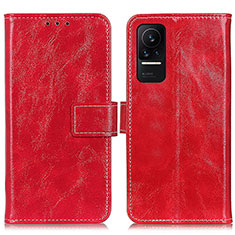 Leather Case Stands Flip Cover Holder K04Z for Xiaomi Civi 1S 5G Red