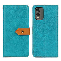 Leather Case Stands Flip Cover Holder K05Z for Nokia C210 Green