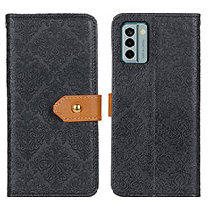 Leather Case Stands Flip Cover Holder K05Z for Nokia G22 Black