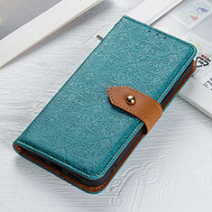 Leather Case Stands Flip Cover Holder K05Z for Samsung Galaxy M23 5G Green