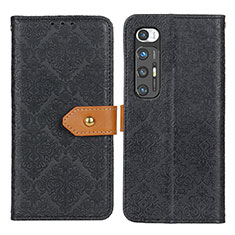 Leather Case Stands Flip Cover Holder K05Z for Xiaomi Mi 10S 5G Black