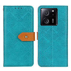 Leather Case Stands Flip Cover Holder K05Z for Xiaomi Mi 13T 5G Green