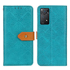 Leather Case Stands Flip Cover Holder K05Z for Xiaomi Redmi Note 11 Pro 5G Green