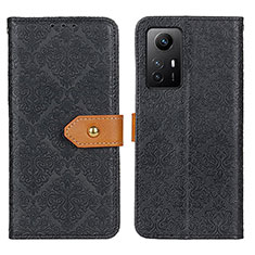 Leather Case Stands Flip Cover Holder K05Z for Xiaomi Redmi Note 12S Black