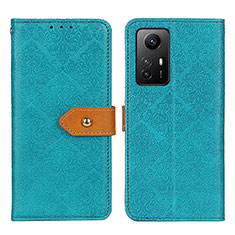 Leather Case Stands Flip Cover Holder K05Z for Xiaomi Redmi Note 12S Green