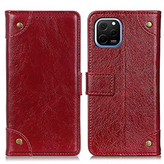 Leather Case Stands Flip Cover Holder K06Z for Huawei Enjoy 50z Red