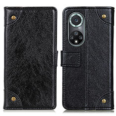 Leather Case Stands Flip Cover Holder K06Z for Huawei Nova 9 Pro Black